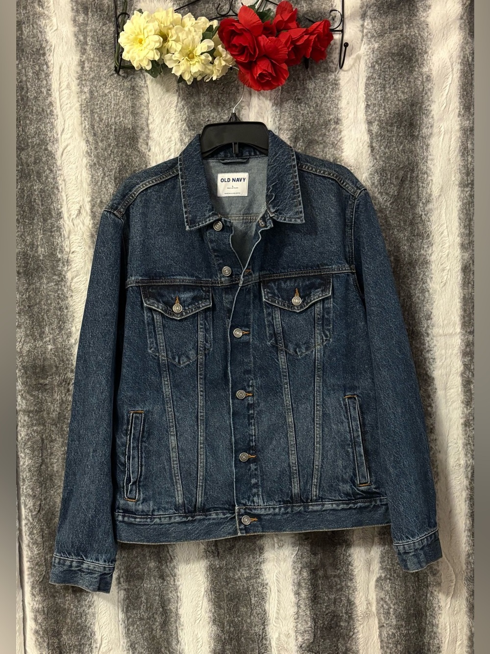 Old Navy Dark Blue Denim Jean Jacket